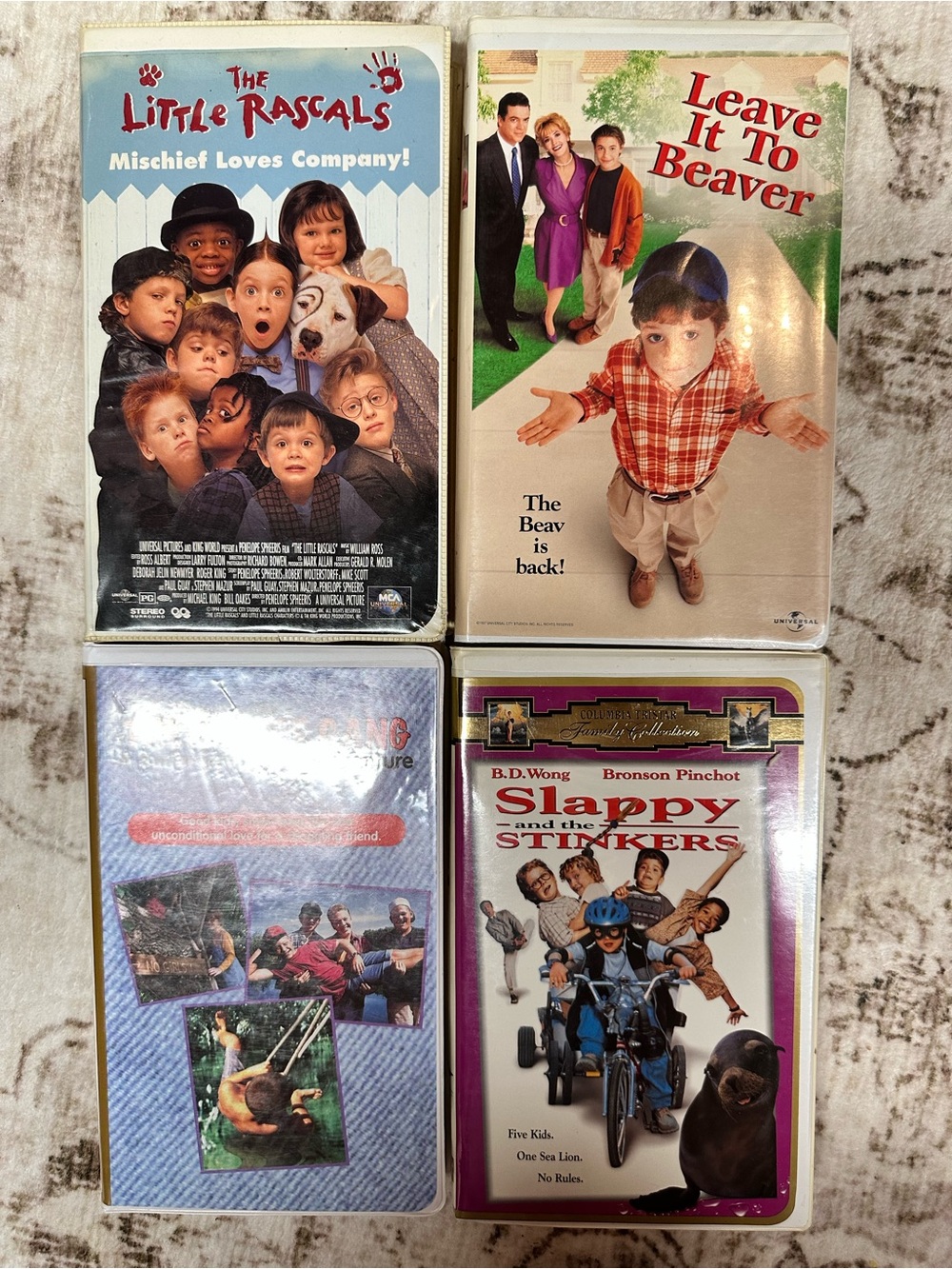 90s Nostalgia VHS Lot - The Little Rascals, Leave It To Beaver, Slappy and the